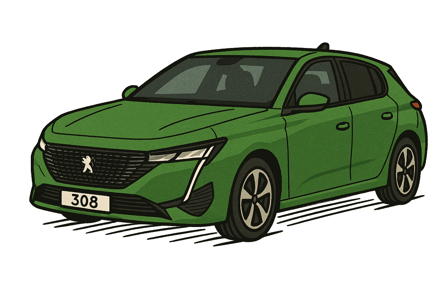 Voiture en mouvement